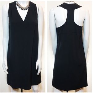 Banana Republic Black Racerback Shift Dress